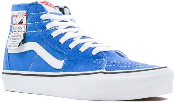 Vans SK8-Hi toelopende sneakers Blauw