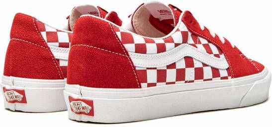 Vans Sk8 Low Checkerboard sneakers Rood