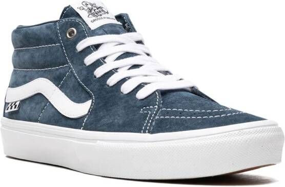 Vans Skate Grosso Mid "Blue White" sneakers Blauw