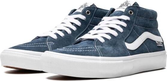 Vans Skate Grosso Mid "Blue White" sneakers Blauw