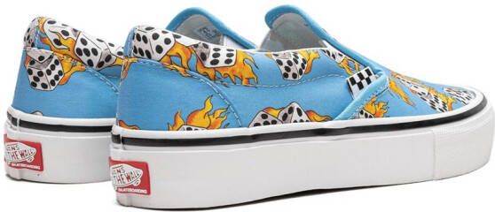 Vans Skate slip-on sneakers Blauw