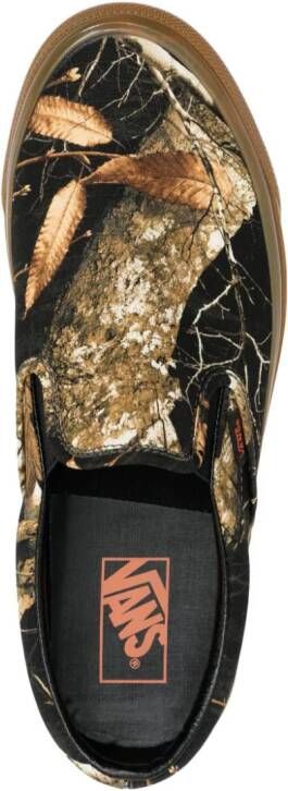 Vans x Realtree slip-on sneakers Zwart