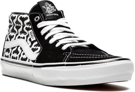 Vans x Supreme Grosso Mid sneakers Zwart