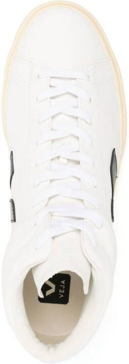 VEJA High-top sneakers met logopatch Wit