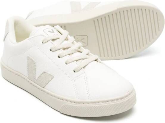 VEJA Kids Esplar leren sneakers Wit