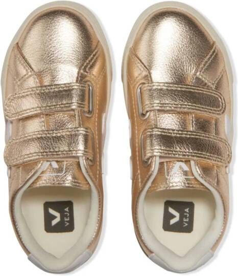 VEJA Kids Esplar sneakers met klittenband Goud