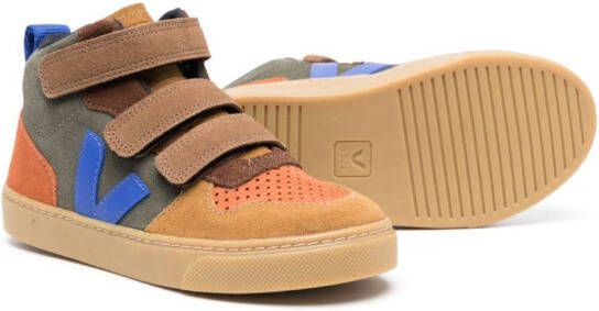 VEJA Kids Sneakers met klittenband Bruin