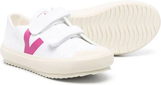 VEJA Kids Sneakers met klittenband Wit