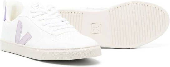 VEJA Kids V-10 low-top sneakers Wit