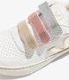 VEJA Kids V-10 sneakers met metallic-effect Wit - Thumbnail 3