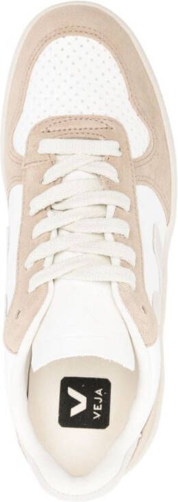 VEJA V-10 ChromeFree leren sneakers Wit