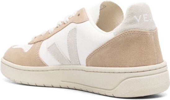 VEJA V-10 sneakers met vlakken Beige