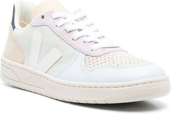 VEJA V-10 suède sneakers Groen