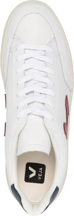 VEJA V-12 leren sneakers Wit