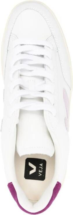 VEJA V-12 leren sneakers Wit