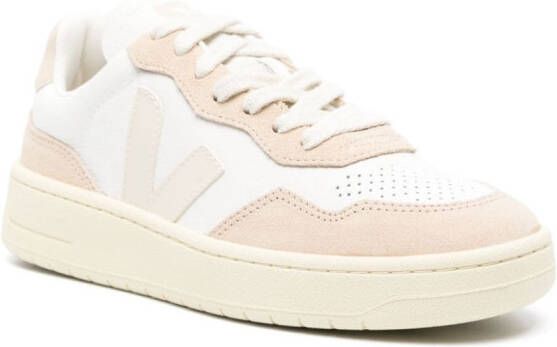 VEJA V-90 leren sneakers Wit