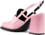 Versace Alia 85mm satijnen pumps Roze - Thumbnail 3