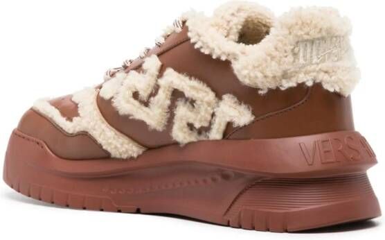 Versace Greca Odissea lammy sneakers Bruin