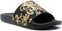 Versace Jeans Couture Slippers met 'Barocco' print Zwart - Thumbnail 2