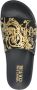 Versace Jeans Couture Slippers met 'Barocco' print Zwart - Thumbnail 4