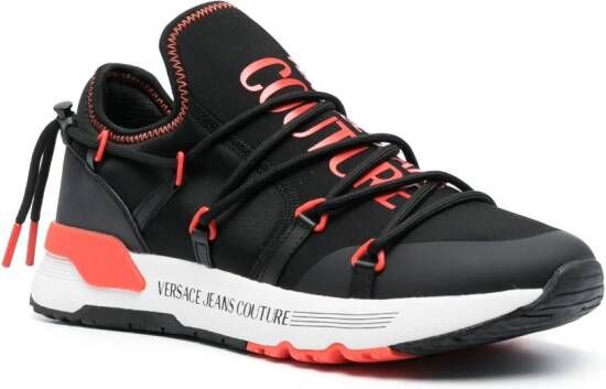 Versace Jeans Couture Dynamic low-top sneakers Zwart