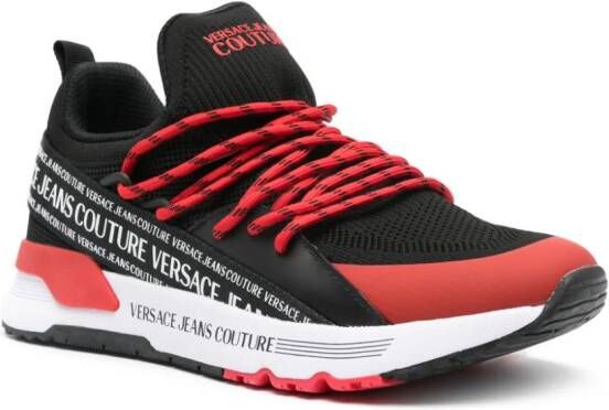 Versace Jeans Couture Dynamic sneakers met vlakken Zwart