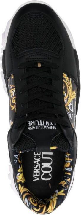 Versace Jeans Couture Sneakers met logoprint Zwart