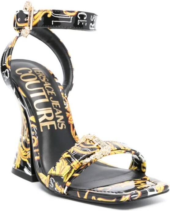 Versace Jeans Couture Kirsten 110 mm sandalen Zwart