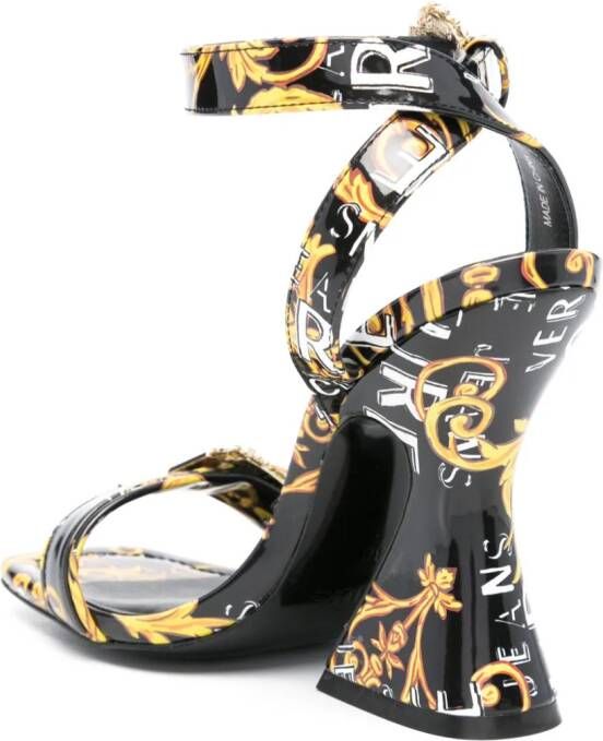 Versace Jeans Couture Kirsten 110 mm sandalen Zwart