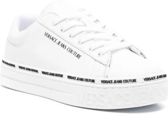 Versace Jeans Couture Leren sneakers Wit