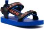 Versace Jeans Couture Slippers met logoprint Zwart - Thumbnail 2