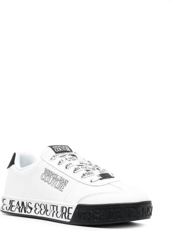 Versace Jeans Couture Sneakers met logoprint Wit