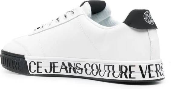 Versace Jeans Couture Sneakers met logoprint Wit