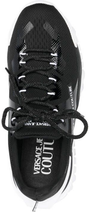 Versace Jeans Couture Sneakers met logoprint Zwart