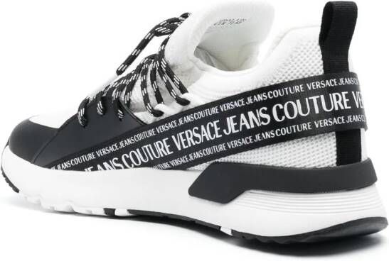 Versace Jeans Couture Sneakers met logoband Wit