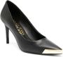 Versace Jeans Couture Leren pumps Zwart - Thumbnail 2