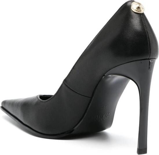 Versace Jeans Couture Pumps met puntige neus Zwart