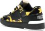 Versace Jeans Couture Chain Couture leren sneakers Zwart - Thumbnail 3