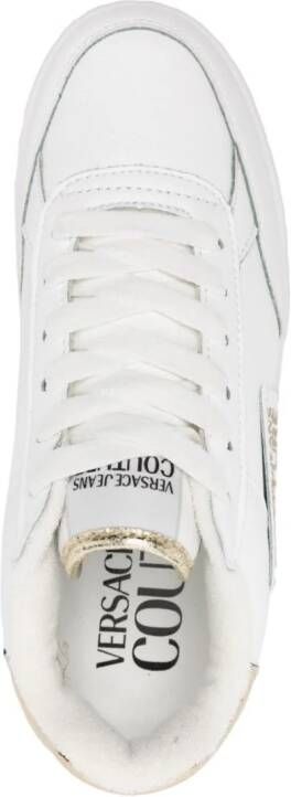 Versace Jeans Couture Sneakers met logopatch Wit
