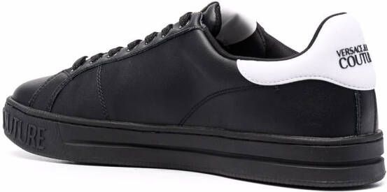 Versace Jeans Couture Sneakers met logoprint Zwart