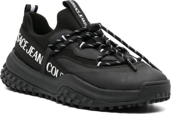 Versace Jeans Couture Sneakers met logoprint Zwart