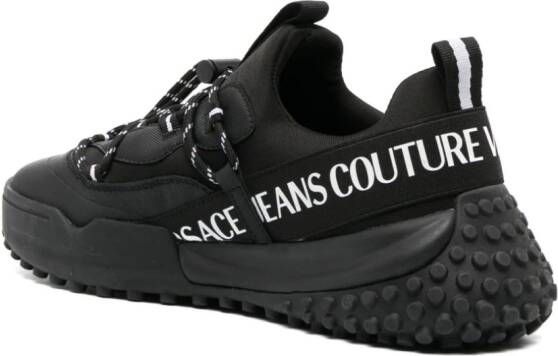 Versace Jeans Couture Sneakers met logoprint Zwart