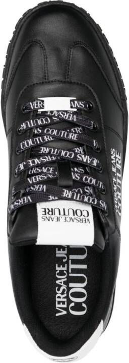 Versace Jeans Couture Sneakers met logoprint Zwart