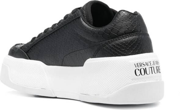 Versace Jeans Couture Sneakers met ronde neus Zwart