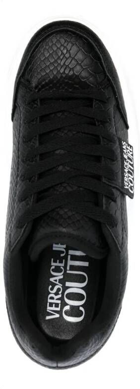 Versace Jeans Couture Sneakers met ronde neus Zwart