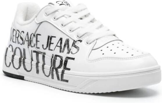 Versace Jeans Couture Starlight sneakers met logoprint Wit