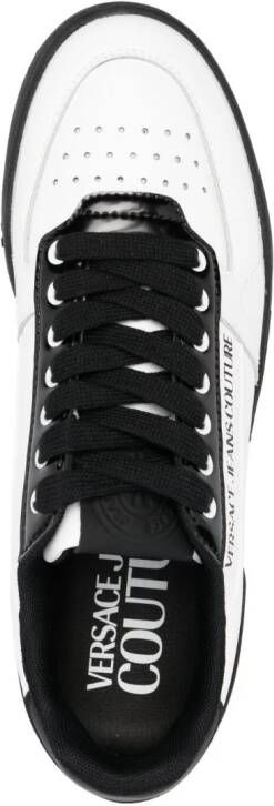 Versace Jeans Couture Tweekleurige sneakers Zwart