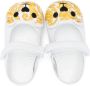 Versace Kids Leren ballerina's met barokprint Wit - Thumbnail 3