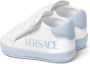 Versace Kids Leren sneakers met logoprint Wit - Thumbnail 2