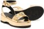 Versace Kids Medusa sandalen met hartpatroon Goud - Thumbnail 2